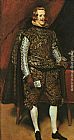Diego Rodriguez de Silva Velazquez Philip IV in Brown and Silver painting